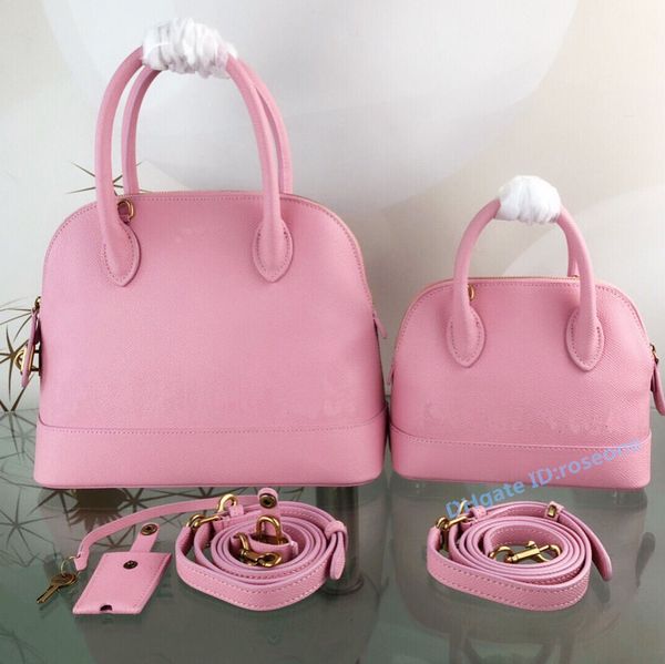

5a genuine leather classic fashion handbag mini letter printing messenger bag shoulder bag women tote bag 26cm 18cm roseone