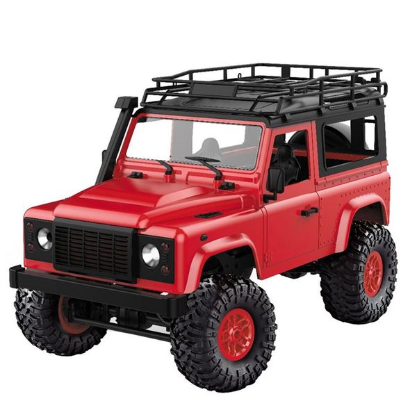 

mn-90 1/12 2.4g 4wd 15km/h rc car with front led light 2 body shell rock crawler truck rtr toy christmas gift kids boys