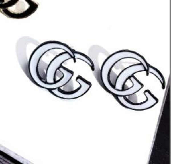 

2019 женские ювелирные изделия серьги с буквами из 18-каратного серебра посеребренн