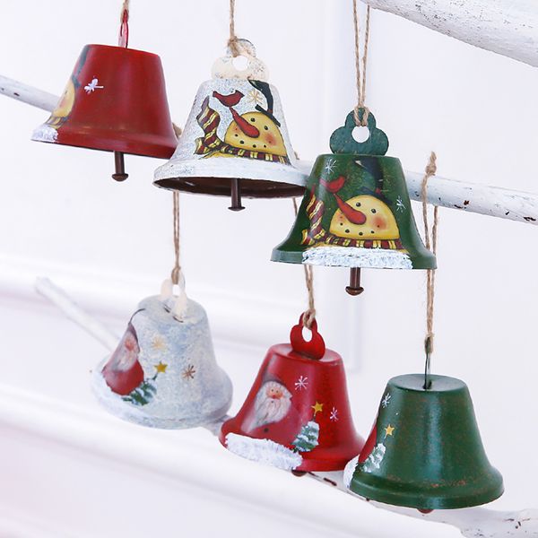 

christmas tree hanging bells jingle pendant party decoration ornaments xmas^25