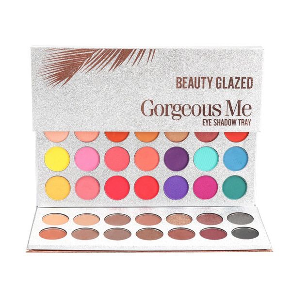 

gorgeous me 63 colors eyeshadow pallete glitter makeup matte eye shadow make up palette