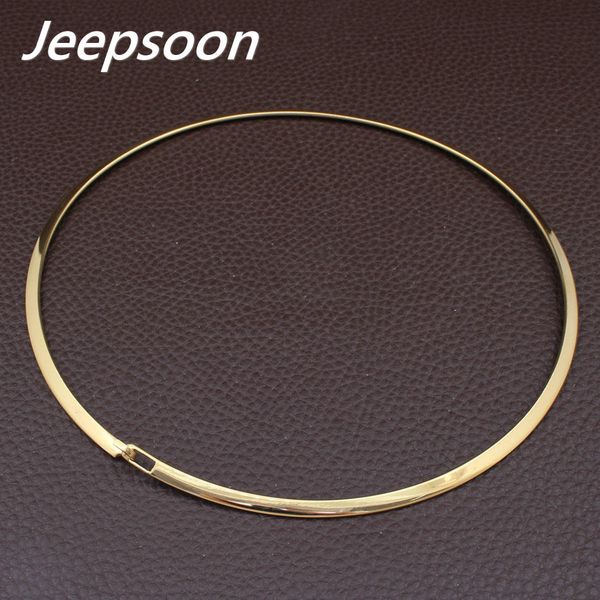 

stainless steel jewelry popular gold color collar style fashion necklaces for women nfaaboaj, Silver