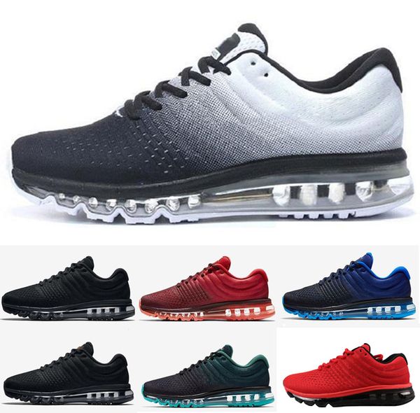 

new 2017 360 men breathable sports running shoes red black blue air cushion trainers jogging walking designer sneakers size us 7-11