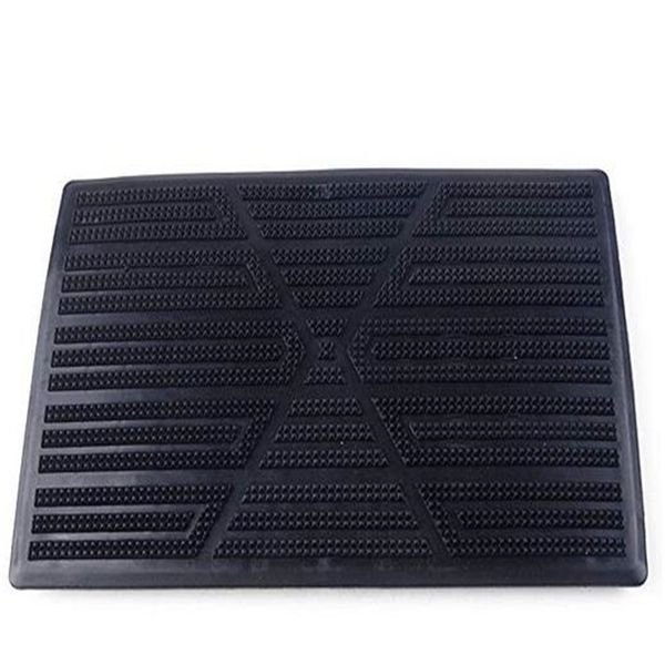 

1 x car black 23x15cm pvc floor carpet pad heel foot mat pedal patch tire cover anti-skid universal accessories