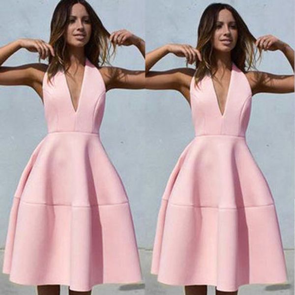 

elegant women fashion bandage bodycon sleeveless dress girl evening party club short mini dress vestido infantil, Black;gray