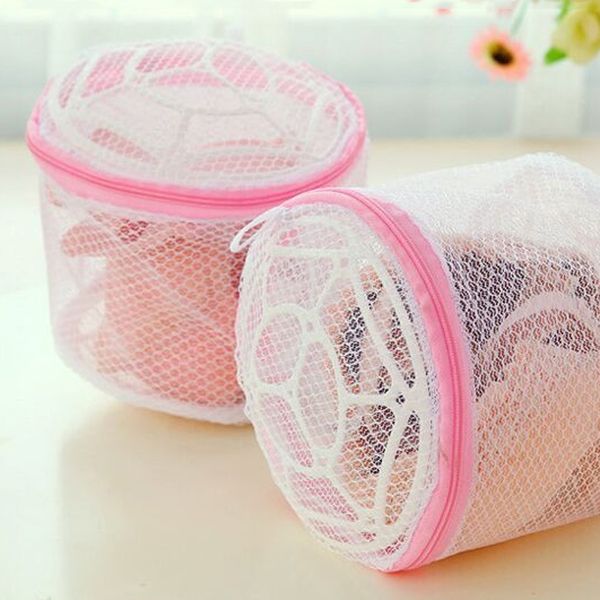 

new lingerie underwear bra sock laundry washing aid net mesh zip bag rose underwear bag organizers bag#20