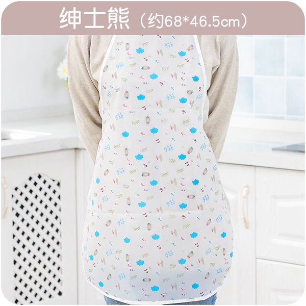

kitchen simple cooking gowns home waterproof and oil-proof waist e340