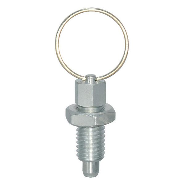 

m6/m10 carbon steel spring plunger indexing plungers with pull ring