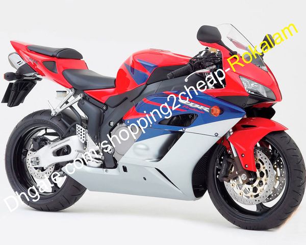 

red blue silver motorcycle for honda cbr1000rr rr 04 05 cbr1000 2004 2005 1000rr abs motorcycles fairing kit (injection molding)