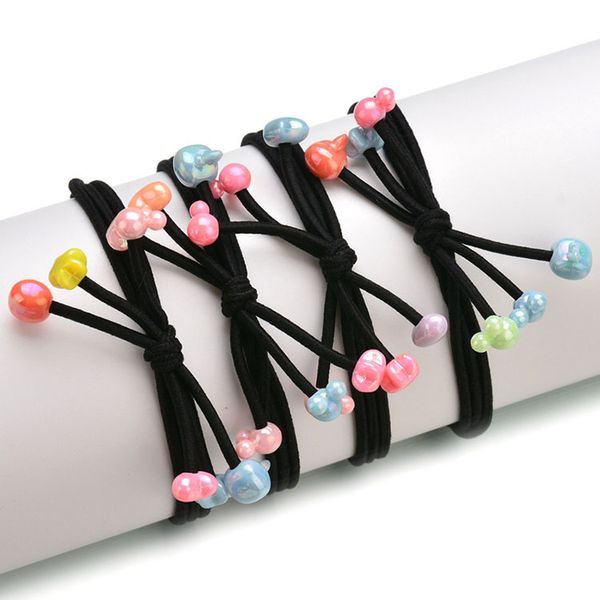 

militia green rubber band hair ties elastics hair band assorted colors baby girls kids panino per capelli elastico sweet07 bewvk