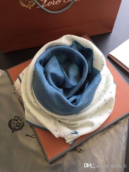 

luxury designer women scarves new model 2019 goes scarves handmade pearl drilling heavy scarf cashmere, Blue;gray