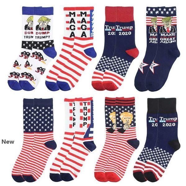 

trump socks president maga trump letter stockings striped stars us flag sports socks maga sock party favor zza2405-1