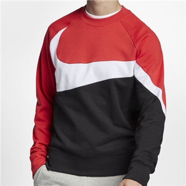 

nk fashion mens designer brand hip hop sweatshirts mens womens spring geometric o-neck pullover 3 color m-4xl sport running sweatshirt, Black