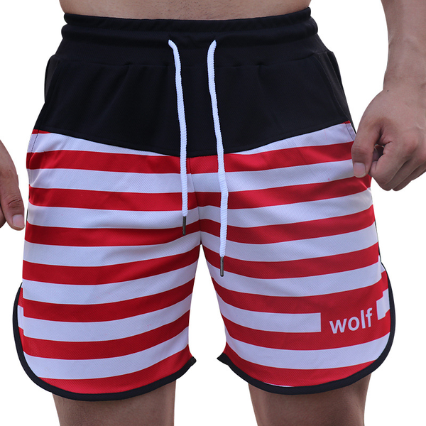 

мужские упражнения шорты бег gym workout плавать пляж jogger туризм лето кулиской sweatpants бодибилдинг фитнес спортивные шорты, Black;blue