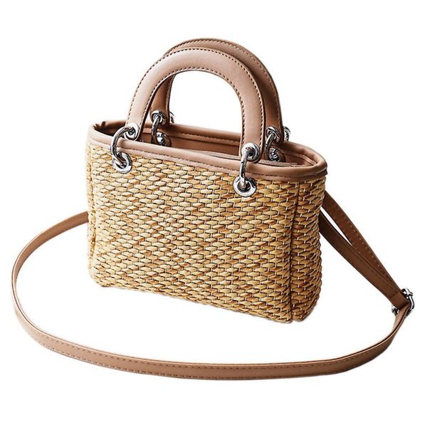 

fggs women's fashion trends straw ms. shoulder bag