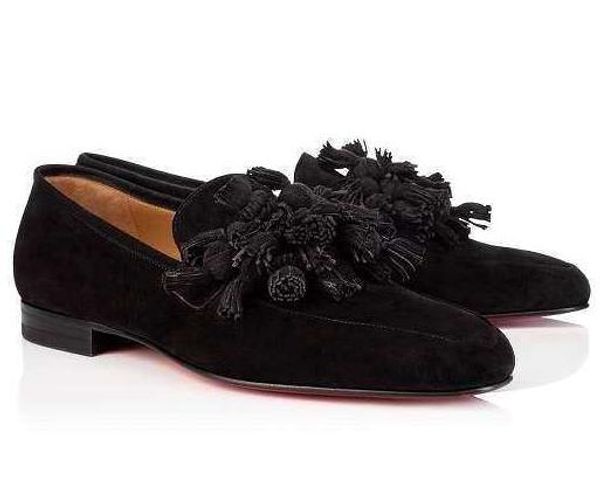 

Bu ine gentleman neaker red bottom greggo orlato flat men walking wedding party dre de igner red ole hoe loafer oxford, Black