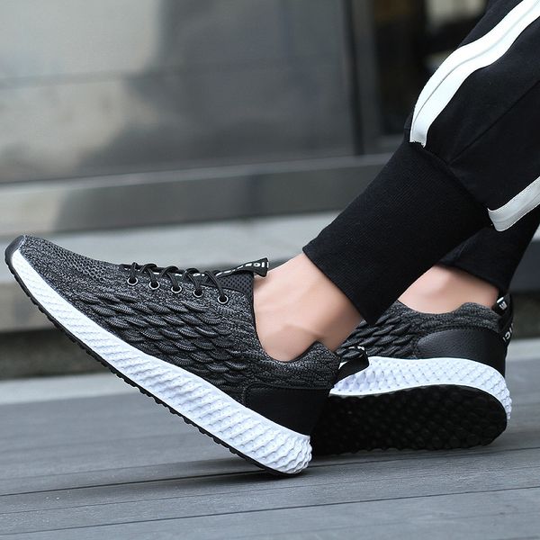 

large size athletic shoes men's 2020 summer new style mesh woven breathable shoe men's fashion man shoes