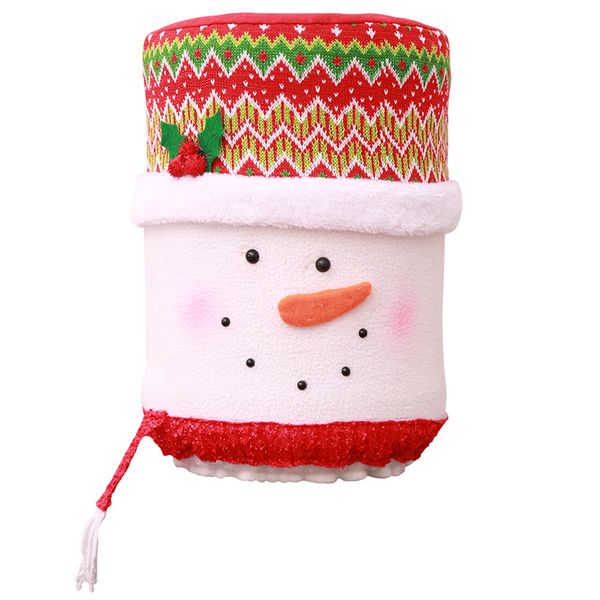 

2019 new christmas water bucket dust cloth cute dust cover water dispenser container bottle xmas decorations for home festival