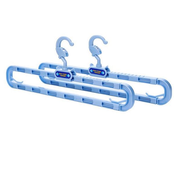 

2 retractable closet drying racks wardrobe hangers retractable towel racks, perfect for closet finishing