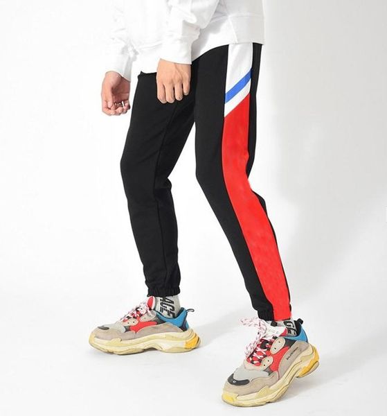 

2020 женщина мужчины дизайнерские jogger брюки известные спортивные брюки модные side нашивки дизайнер joggers luxury одежда xypf070602, Black