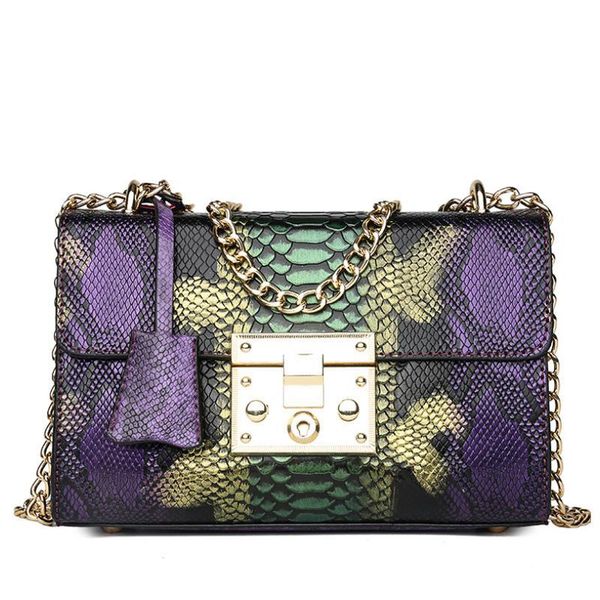 

buyuwant serpentine women bag chain handbag crossbody flap bags female shoulder bag snake messenger bags bw01-sb-swmnbd