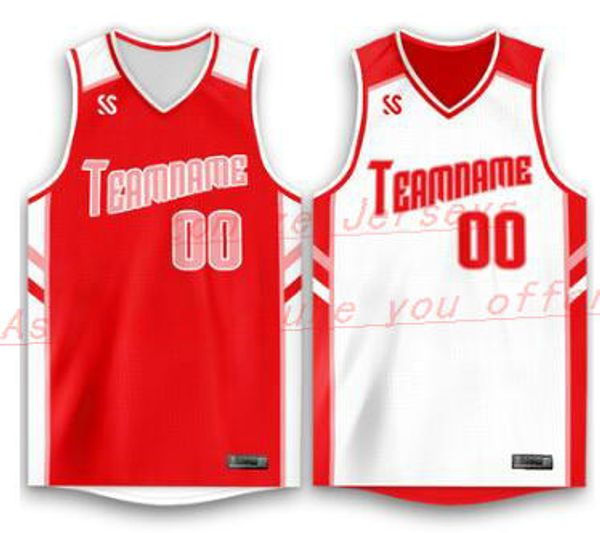 

custom any name any number men women lady youth kids boys basketball jerseys sport shirts as the pictures you offer b5046, Black;red