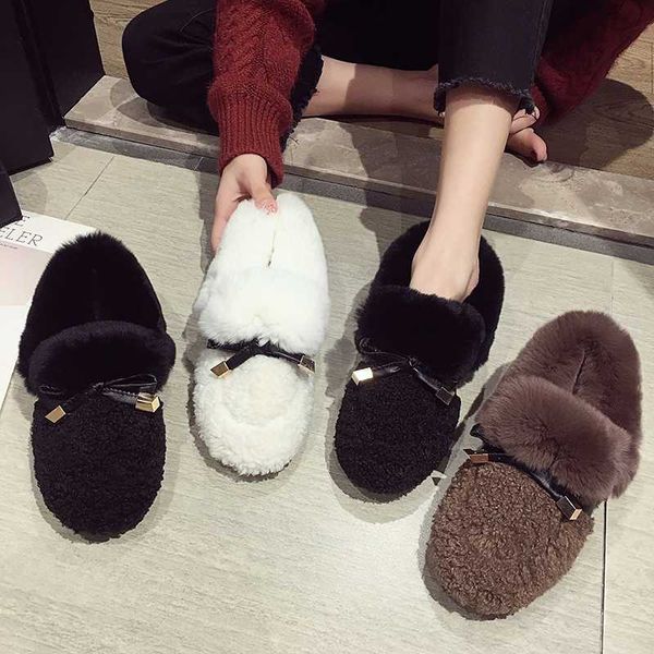 

winter shoes women bow-knot female footwear 2019 fashion women's round toe casual sneaker all-match butterfly new dress modis, Black