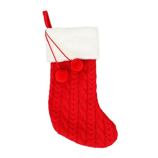 

christmas stocking ornaments knitted wool thick socks l home christmas socks new year gifts for kids xmas tree ornament
