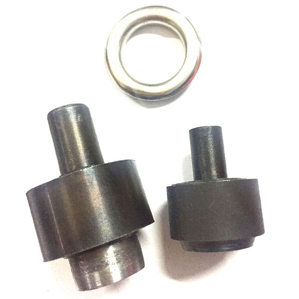 

eyelet setting tool grommet die set for universal hand press machine 2mm - 20mm, Black