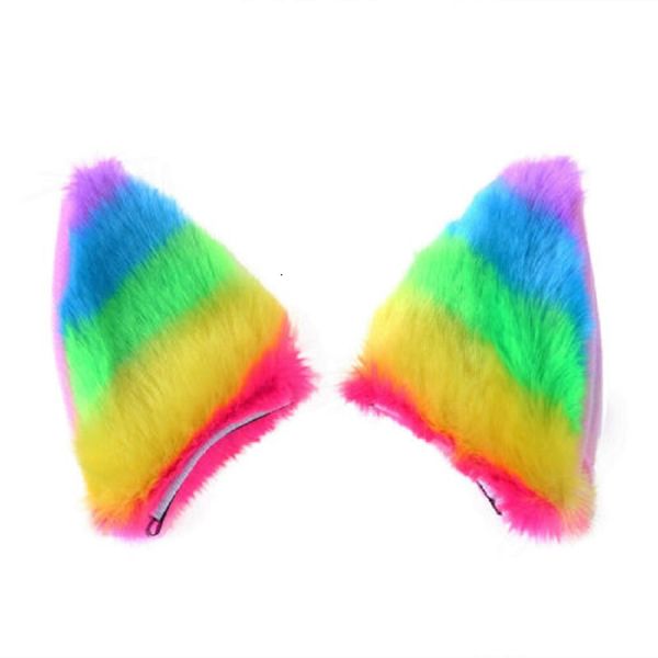 

new hair bands women fluffy cosplay halloween party cat faux fox fur ears cartoon costume hairpin hairband headwear accessories