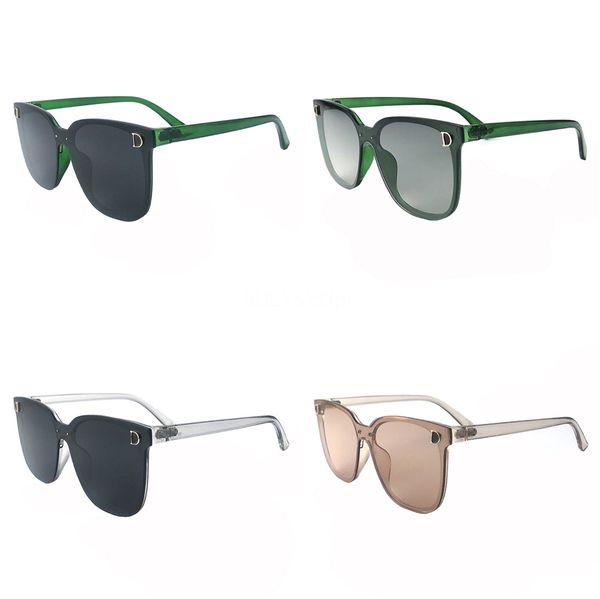 

new large square frame sunglasses female for adults and women european and american fashion joker wholesale sunglasses#299, White;black