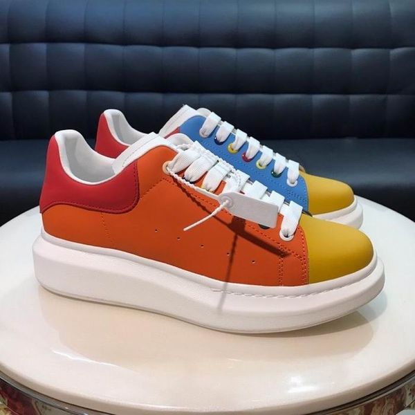 

2019 new arrival shoes orange yellow red men women outdoor shoes sneakers size 35-44 with box