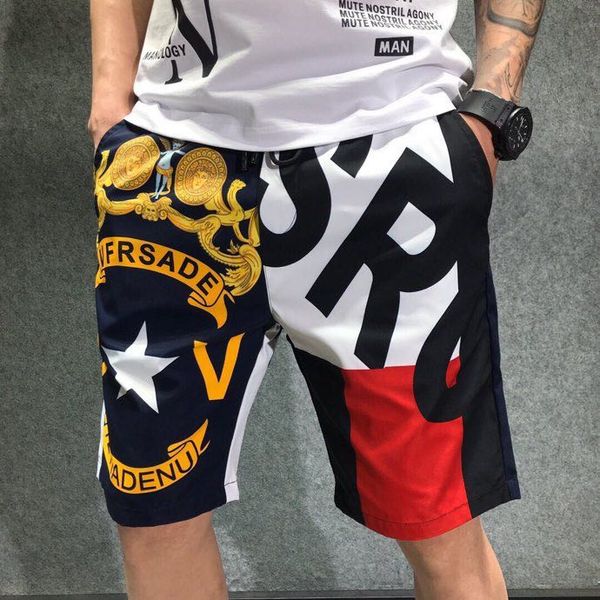 

19ss designers letter print board shorts mens boardshort summer beach surf shorts pants high-quality d2 men swim shorts, White;black