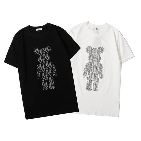 

new arrival womens designer t-shirts fashion brand animal print sports casual shirts luxury womens clothing tees black white s-2xl