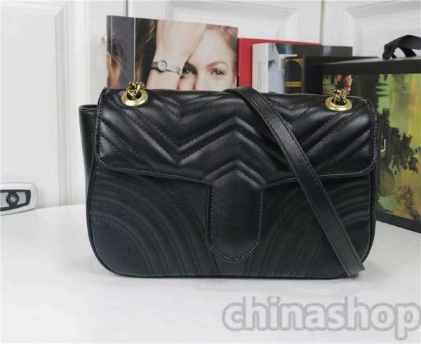 

2019 fashion designer woman bags marmont 443497 dtdit 6433 red shoulder bag classic crossbody bag chain bags