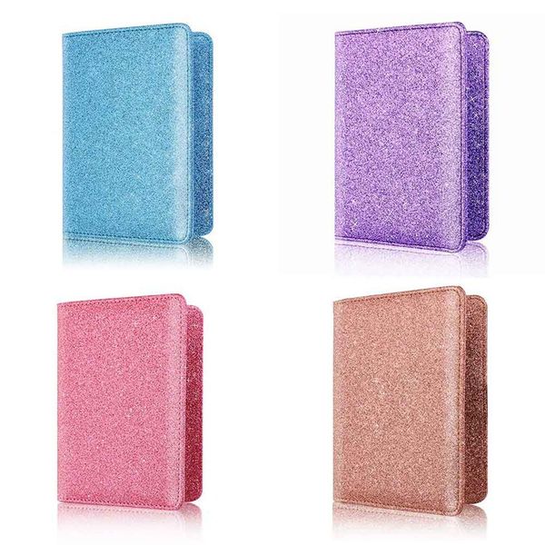 

женская мода бумажник паспортный пакет яркая поверхность антимагнитный сертификат карта сумка паспортный пакет многофункциональный кошелек, Red;black