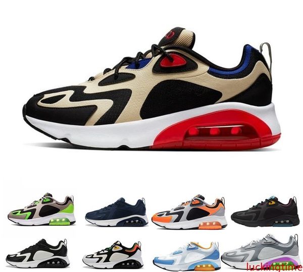 

2020 200 mens shoes mystic green bordeaux royal pulse red cushion bottoms outdoor running shoes men trainers run sneakers size 40-45