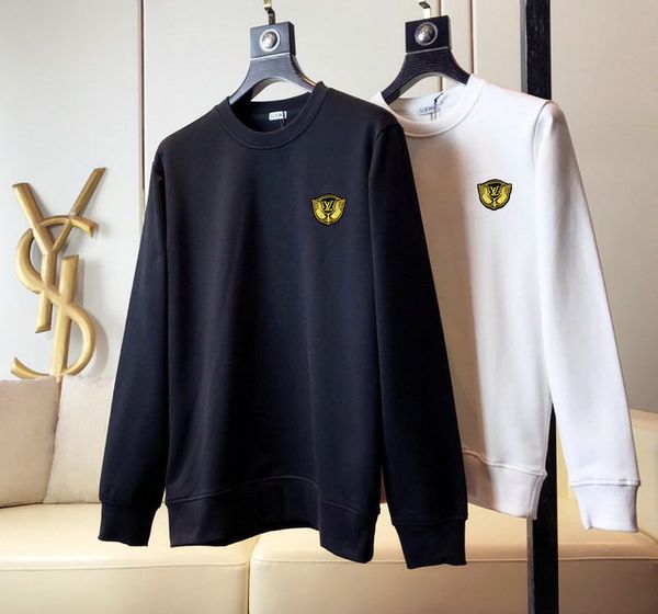 

new 2019 casual fashion sports sweater, cotton printed sweater lovers casual versatile coatoffwhitehoodies -021, White;black
