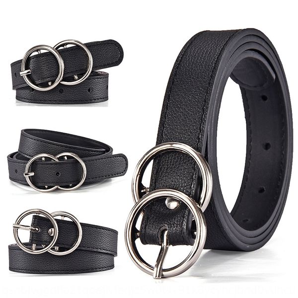 

belt women's simple all-match fashionable casual ins wide jeans and jeans belt women's decorative students thin, Black;brown