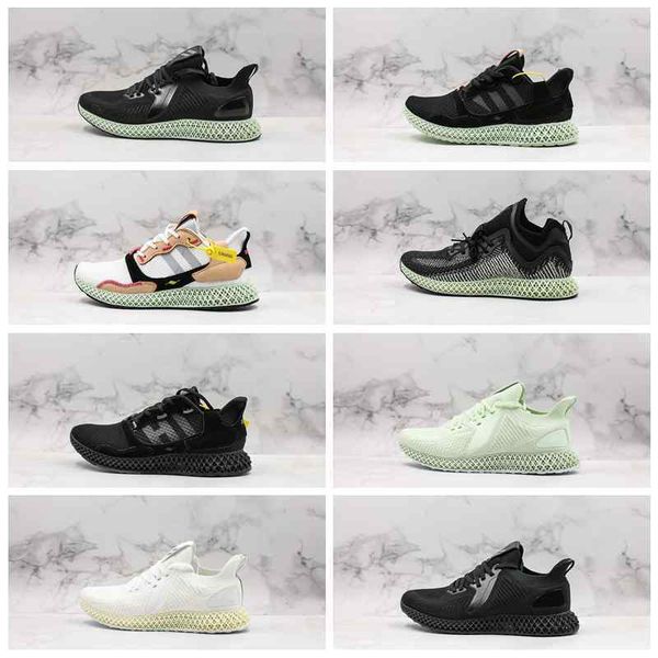 

alphaedge 4d parley white aero green futurecraft ltd sneaker mens running shoes sports trainers designer sneakers, White;red