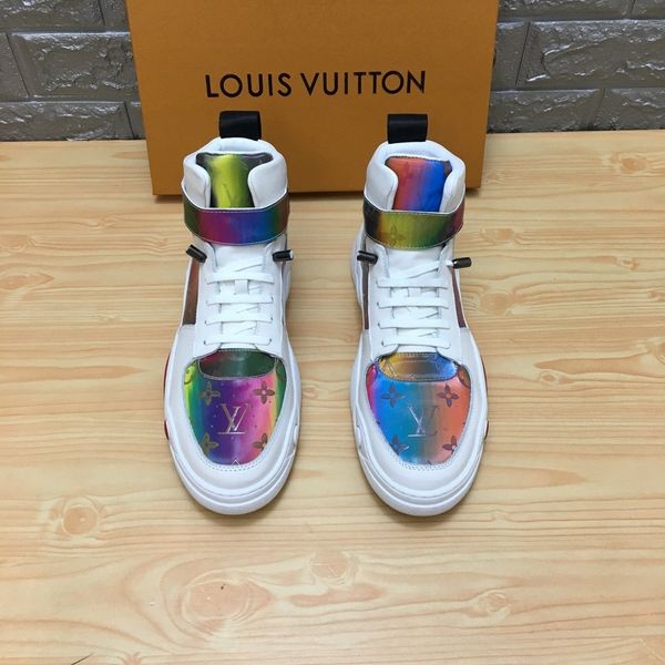 

fast delivery new style luxury high-end men's casual sneakers star australian fashion design brand platform high-men's shoes jtr, Black