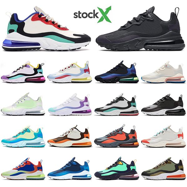 

with socks react men women running shoes triple black bauhaus dream capsule optical right violet bleached coral breathable sports sneaker