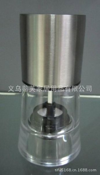 

Pepper Mills Stainless Steel 201 High End Grinders Manual Rotation Western Food Pepper Grinder Salt Muller with Ceramic Grinding Core