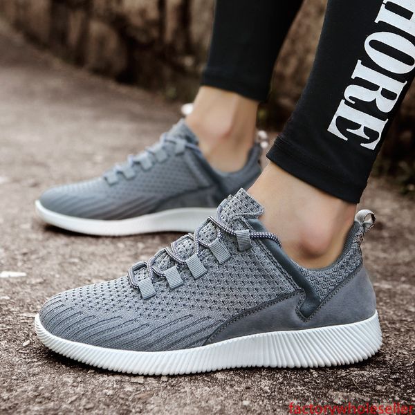 

black men casual shoes mesh breathable mens outdoor sneakers lace up comfortable light footware shoes