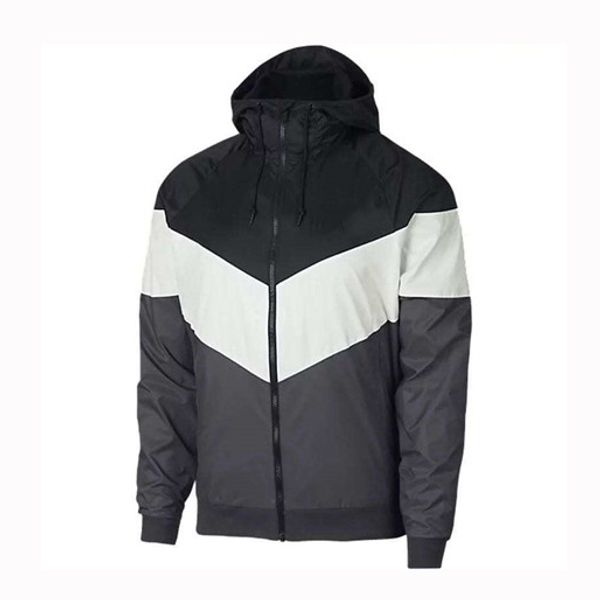 

wholesale for mens designer windbreaker sports running jackets brand casual zipper hoodies patchwork print patchwork s-2xl ce98232, Black;brown