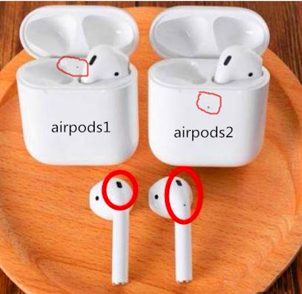 

New headphone 2nd h1 chip head et bluetooth double earphone for airpod 2 head et touch voice control ound quality high level batter