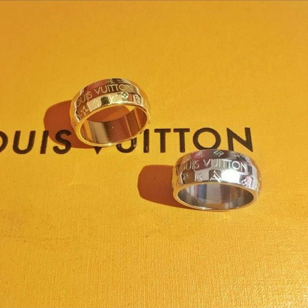 

specially designed presbyopia simple ring men and women couple ring gift fashion temperament luxury ring fashion supply, Silver