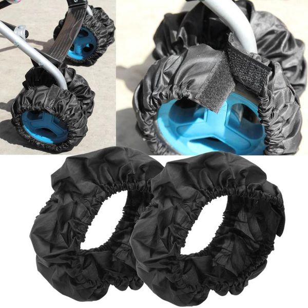

new useful baby stroller wheel anti dustproof cover anti-dirty case waterproof nylon protection wheel cover stroller accessories
