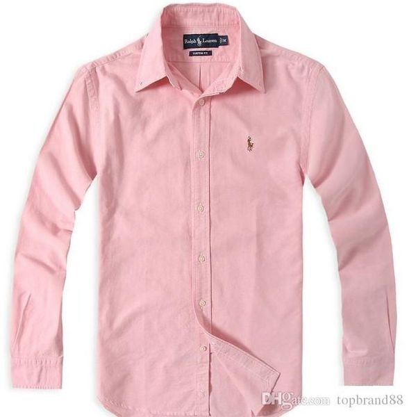 

medusa autumn 1and winter new men's long-sleeved cotton shirt solid color men's casual polo shirt fashion oxford shirt social bran, White;black