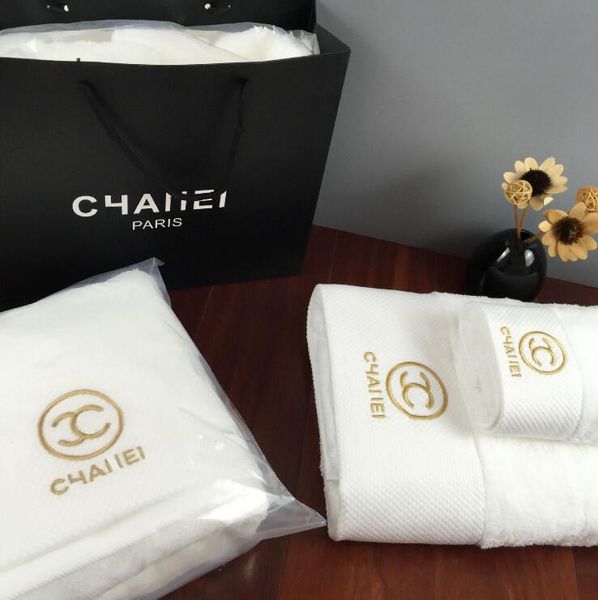 

High end brand bath towel de igner embroidered brand quare towel beach towel and bath towel 3 piece 1 et cotton fabric oft comfortable